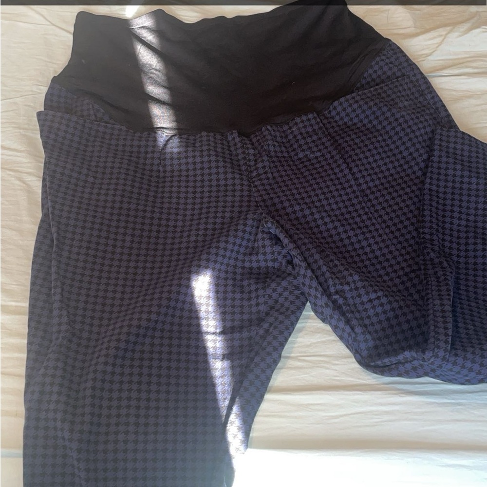 Maternity blue and black Pants